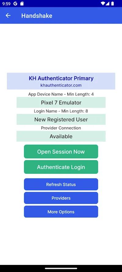 Registered with khauthenticator.com