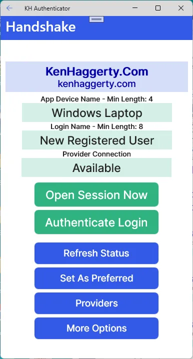 Registered with kenhaggerty.com